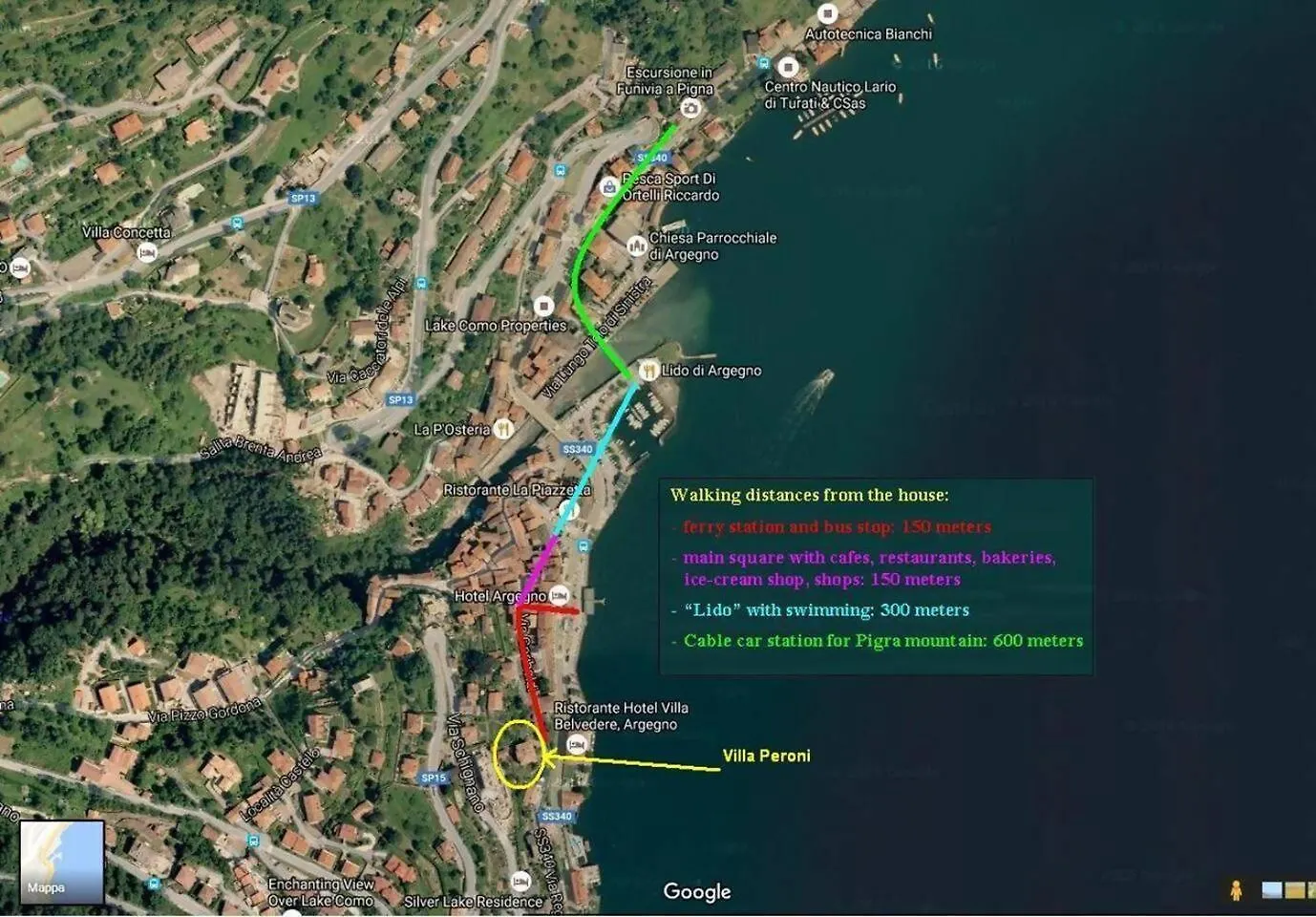 Villa Peroni Honeymoon Cottage Argegno 0*,